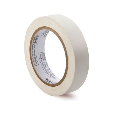 Accuform Pipe Marking Tape, SelfAdhesive, White, 1 in Width, 108 ft Length, 6 mil Thickness, Vinyl PTM613WT